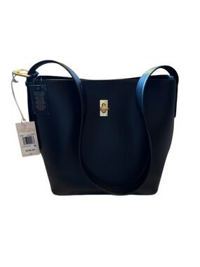 RADLEY LONDON Black Leather Threadneedle Street Large Open Top Shoulder Bag NWT